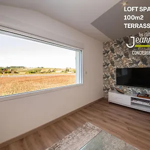 Hébergement de vacances Loft Spacieux - Vue Sur Vignoble - 100m2 - Calme, Gaillac